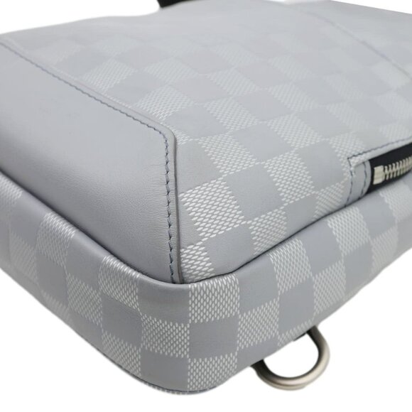 Louis Vuitton  Avenue Sling Damier Infini Leather Backpack Bag Grey - Picture 12 of 15